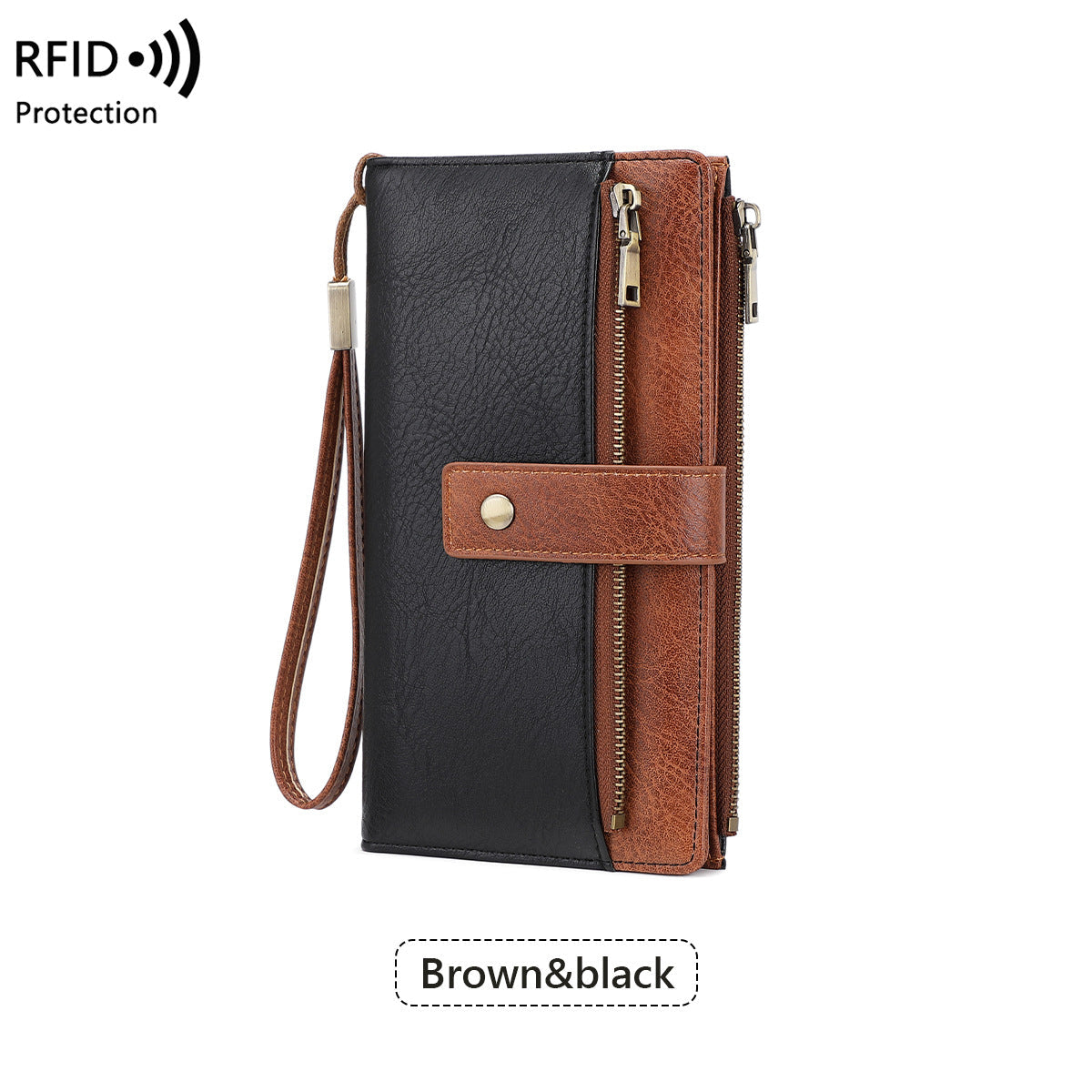 🔥Women's Retro Style RFID Blocking Tri-fold Wallet